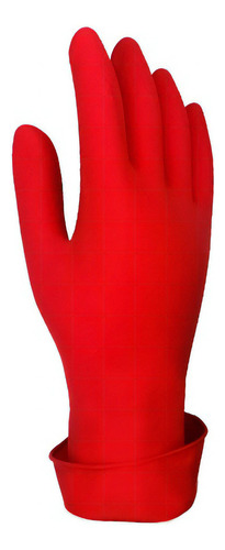 Guante De Látex Talla 7 Clásico Rojo