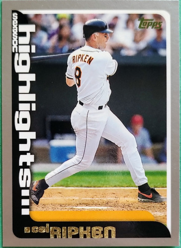 Cal Ripken,2000 Topps Season Hightlights, Baltimore Orioles 