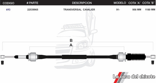 Chicote Transversal Cavalier Mod.91