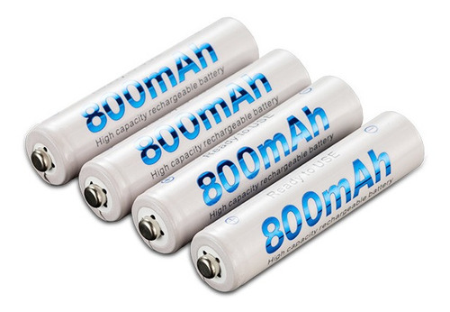 Baterías Recargables Aaa Beston 4 Pilas/ 800 Mah 1.2 V