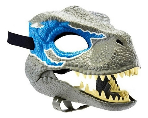 Máscara De Miedo R Jurassic World Raptor Dinosaurio Dino,