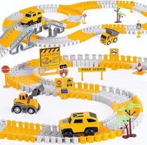 Comprar 221 Pzs Pista De Carros, Juego De Construcción Con 2