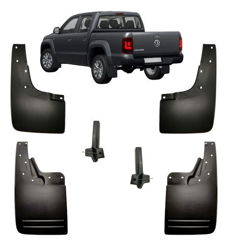 Barrero Delantero Traseros P/ Vw Amarok Con Fender X4 C