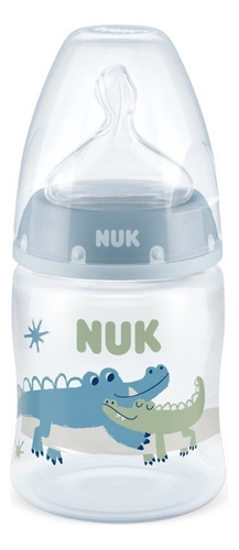 NUK First Choice Mamadeira First Choice Cor Azul Controle de Temperatura 150mL