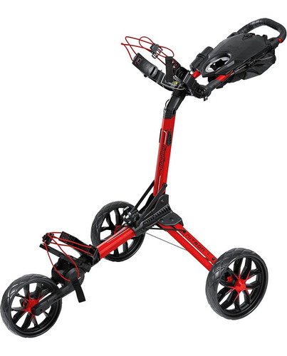 Carrito De Golf De Aluminio Plegable Bagboy Nitron - Rojo