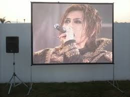 Pantalla Gigante Proyector 3x3m Dual Vision American Screens