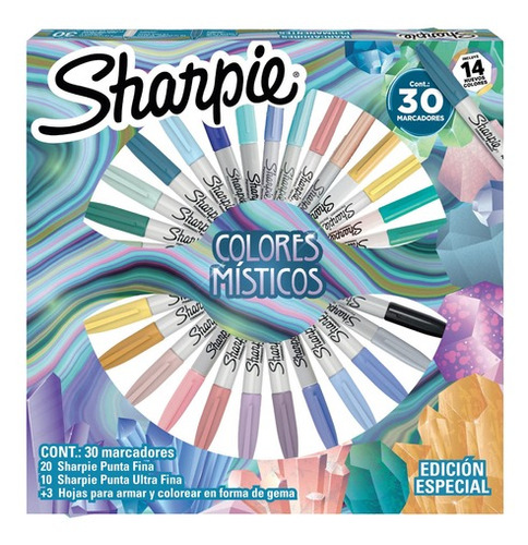 Marcadores Sharpie Colores Misticos Edición Especial/ Origin