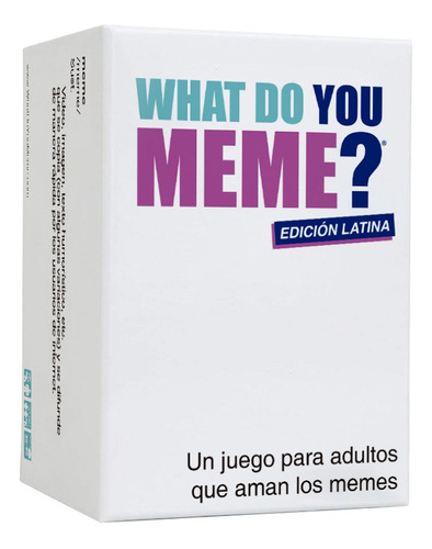 Juego De Mesa What Do You Meme Edicion Latina Español Nuevo