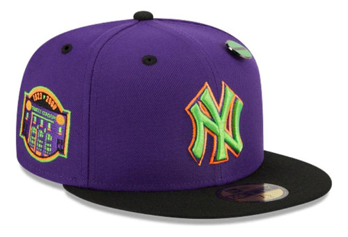 Gorro New York Yankees Mlb 59fifty Purple