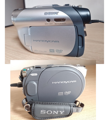 Cámara De Video Sony Handycam Dcr-dvd 105+dvd-rw+accesorios Plata/gris Claro (Usado)