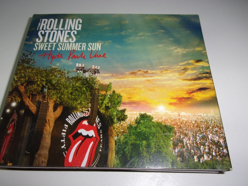 2 Cd  Dvd Rolling Stones Sweet Summer Sun Hyde Park Live L 