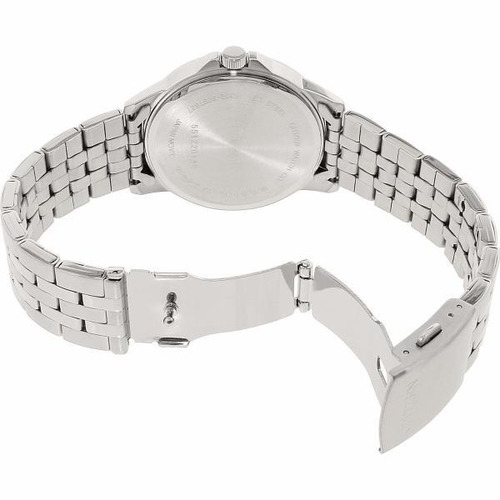 Imagen 4 de 6 de Reloj Citizen Acero Bf2011-51a Calendario Plateado Clásico