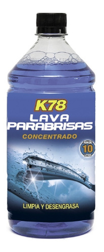 Lava Limpia Parabrisas K78 1 Ltr Rinde 10 Litros Sapito 308