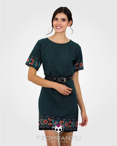 Vestido Estampado Mexicano