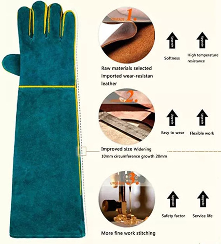Luvas Longas Anti-mordidas Para Animais De Estimação 60cm