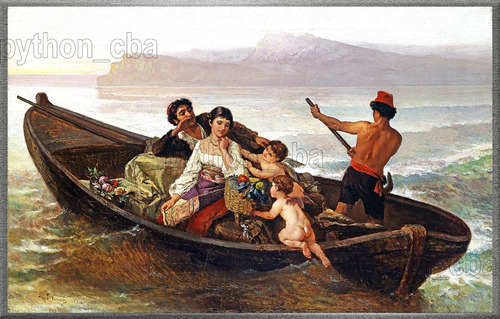 Cuadro Susurros De Amor -  Wilhelm Kray - Año 1883