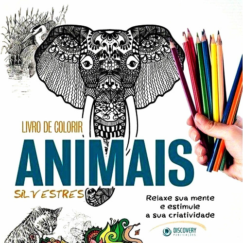 Imagem 5 de 9 de Animais Silvestres Fantásticos Reino Animal 3 Livro Colorir