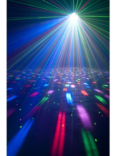 Adj Luz Led Multi-color + Laser Rojo Verde + Uv Y Estrobo