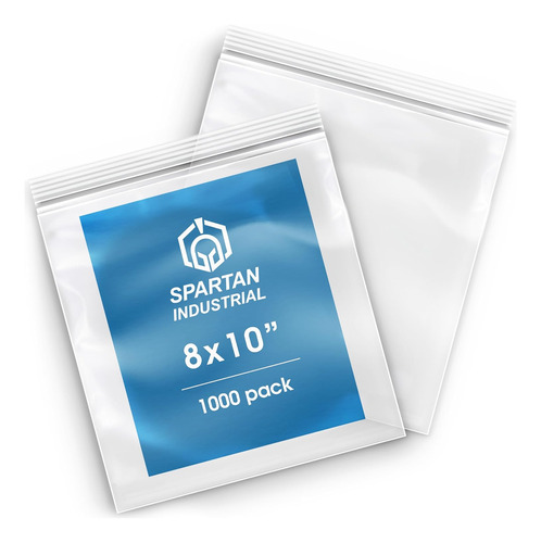 Spartan Industrial - 8  X 10   1000 Count  2 Mil Bolsas De P