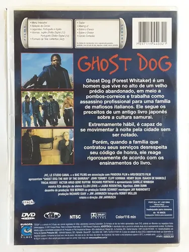Dvd Ghost Dog Forest Whitaker Original | Parcelamento sem juros