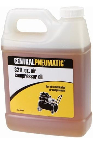 Central Pneumatic 32 Fl. Oz. Aceite Para Compresor