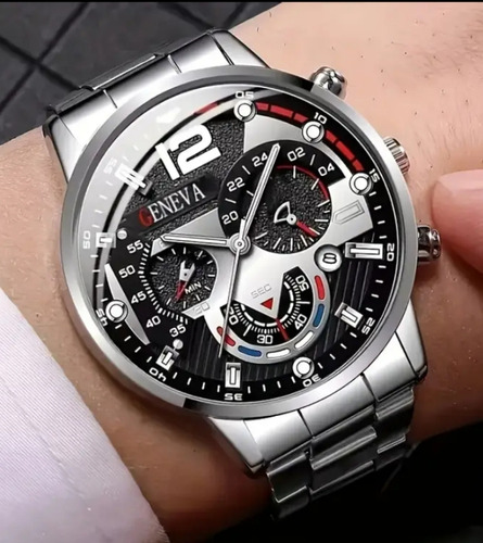 Reloj Hombre Acero Inoxidable Hebilla Gancho Generic