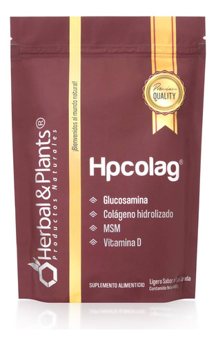 Hpcolag Glucosamina Colageno Msm 450 G Piña Herbal & Plants