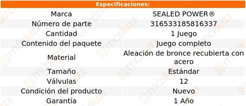 Cojinetes De Bancada Std D150 L6 3.7l 1977/1987 Sealed Power