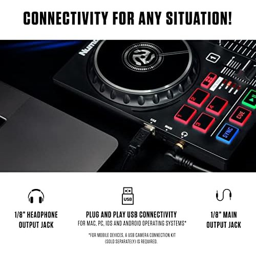 Numark Party Mix Ii - Controlador De Dj Con Set De Dj De Fie