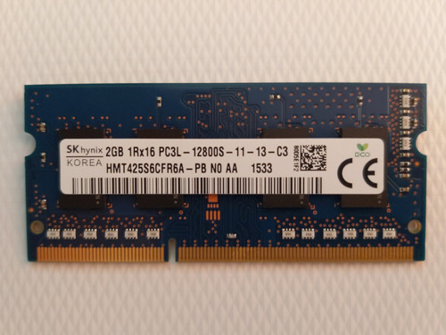 Memoria Ram 2gb 1rx16 Pcl3-12800s Hmt425s6cfr6a