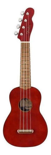 Ukulele Soprano Venice Fender Color Cherry Color Cherry Color Cherry