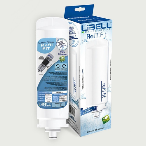 Refil Acqua Fit Filtro Para Purificador De Água Libell