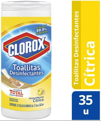 Toallitas Desinfectantes Clorox 
