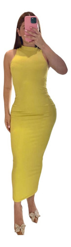 Vestido Mujer Amarillo