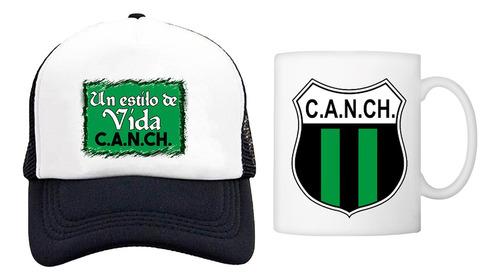 Gorra Nueva Chicago Club Y Taza Torito De Mataderos