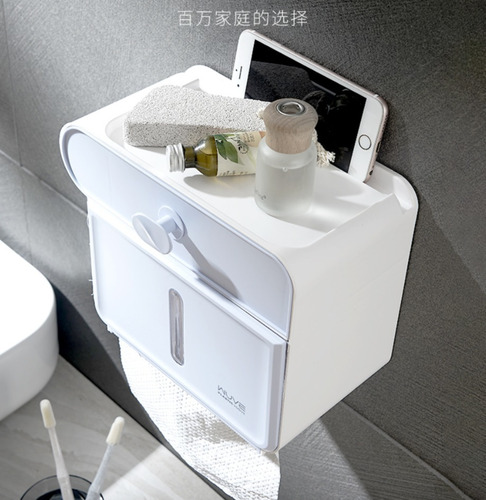 Dispensador De Papel Higiénico Porta Celular O Tablet