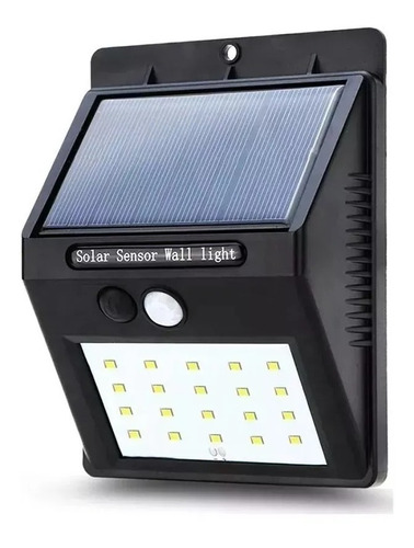 Lampara Solar Recargable Con Sensor De Movimiento Y Nocturno