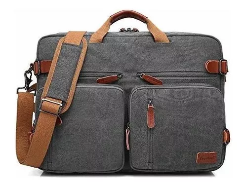  CoolBELL mochila, maletín, bolsa para colgar convertible,  maletín para laptop, bolsa de mano maletín para el trabajo, mochila de  viaje multifunción apta para laptop de 17.3 pulgadas, para hombres y  mujeres (