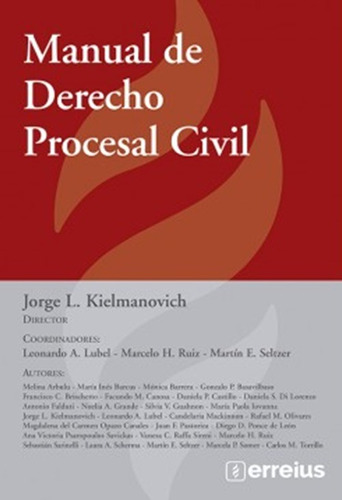 Manual De Derecho Procesal Civil Kielmanovich