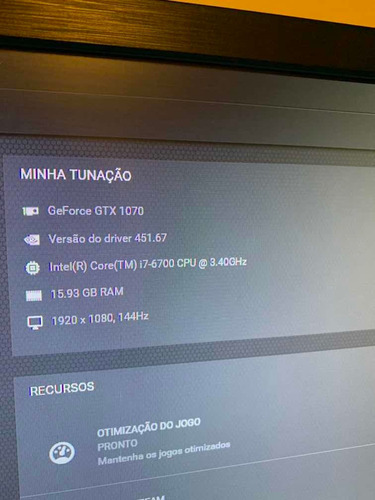 Computador Gamer Asus I7 Rog G20 Cb 6700 Gtx 1070 I7 6700