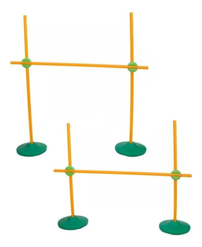 Kit 2 Mini Valla 50cmm + 2 Valla 1 Mt Regulables De Pvc Varios