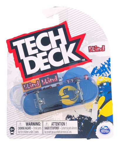 Patineta Juguete Tech Deck Colección Blind Skate Angry Cat
