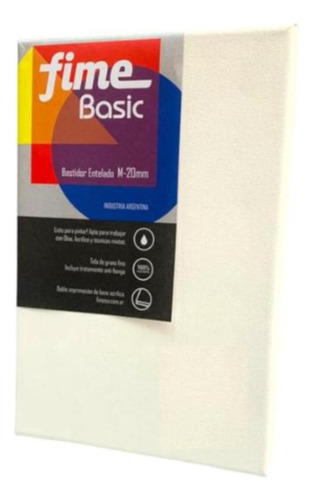 Cuadro Bastidor Entelado Fime Linea Basic 30x40 3 Unidades