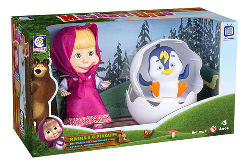 Boneca Masha E O Pinguim Cotiplas