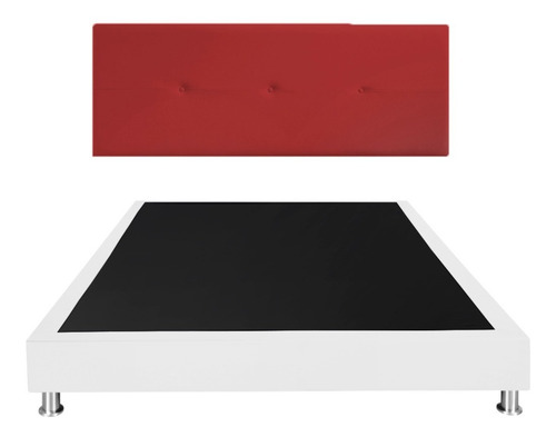 Cabecero + Base Cama 140x190 Doble. Varios Colores.