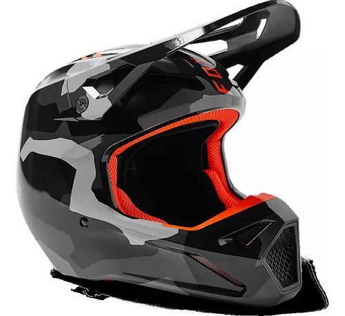 Casco Off-road Fox V1 Bnkr Dot/ece