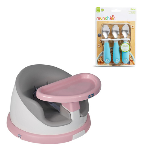 Silla De Comer Portátil  Giratoria I-twist Más Set  Cucharas