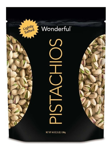 Wonderful Pistachos, Asados Ligeramente Salados (48 Oz.)