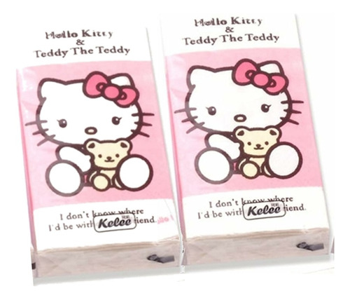 20 Pañuelos Desechables Hello Kitty 2paq Kleenex Varios Mod