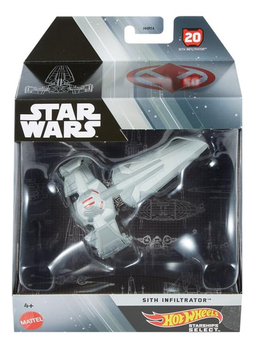 Hot Wheels Star Wars Starships Select Premium Diecast Sith I